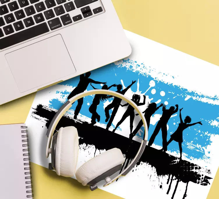 άνθρωποι χορεύουν αρχικό μαξιλάρι ποντικιού - TenStickers