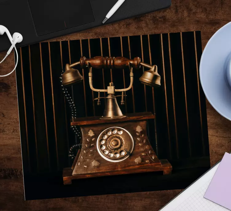 Vintage παλιό τηλέφωνο πρωτότυπο ποντίκι - TenStickers