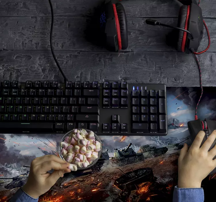 πόλεμο ποντικιού βινυλίου gaming - TenStickers