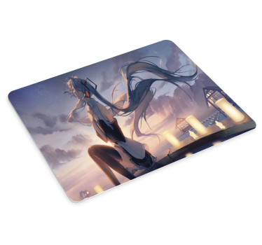 Anime gamer girl mouse mat - TenStickers