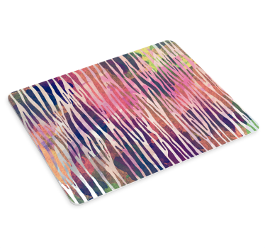 αφηρημένες γραμμές υφή ζέβρα ποντίκι χαλάκι - TenStickers
