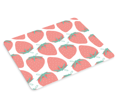 πρωτότυπο mousepad χωρίς ραφή μοτίβο φράουλα - TenStickers