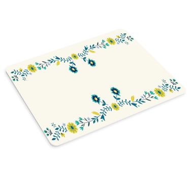 λεπτή λουλούδια μίσχοι μοτίβα mousepad - TenStickers
