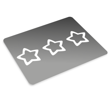 αυθεντικό mousepad με μεταλλικό αστέρι ντεγκραντέ - TenStickers