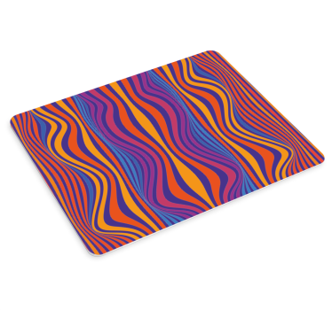 ψυχεδελικές groovy γραμμές πρωτότυπο mousepad - TenStickers