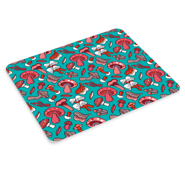 αρχικό mousepad με φόντο κόκκινο μανιτάρι - TenStickers