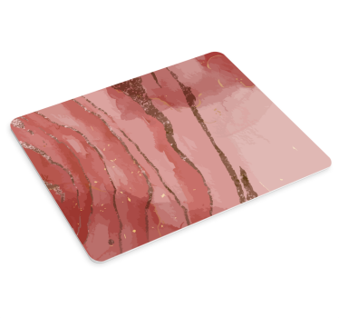 γυαλιστερό ροζ ακουαρέλα πρωτότυπο mousepad - TenStickers