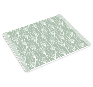 πρωτότυπο mousepad μοντέρνας τέχνης gren και white deco - TenStickers