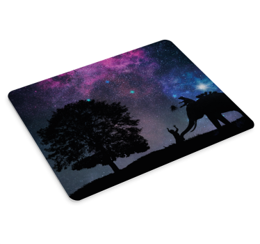 αυθεντικό mousepad με έναστρο εγγύς ελέφαντα - TenStickers