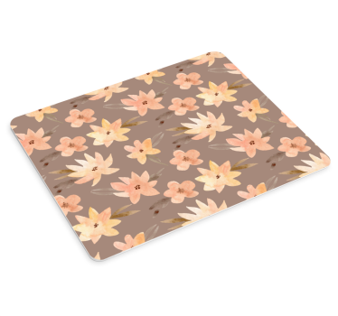 ακουαρέλα λουλούδια παστέλ πρωτότυπο mousepad - TenStickers
