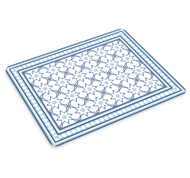 μπλε αστέρια μοτίβο πρωτότυπο mousepad - TenStickers
