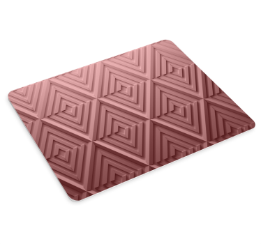 ροζ 3d γεωμετρική αφαίρεση πρωτότυπο mousepad - TenStickers