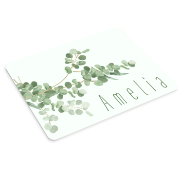 "boho" φύλλα μοτίβο πρωτότυπο mousepad - TenStickers