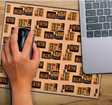 Πρωτότυπο mousepad με μοτίβο κασέτας δεκαετίας του '80 - TenStickers