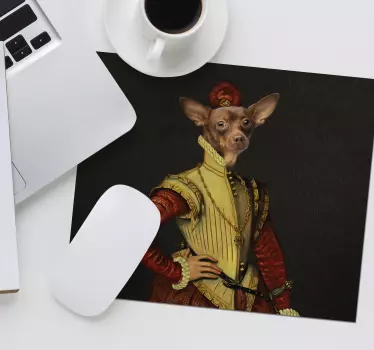αυθεντικό mousepad σκυλάκι αριστοκράτη - TenStickers