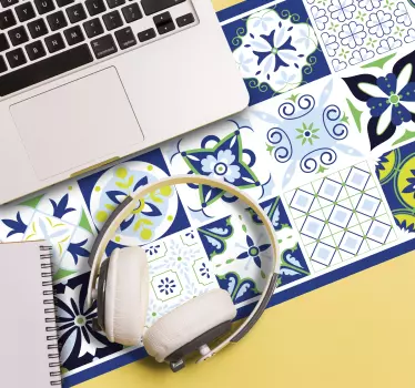 Γνήσιο mousepad σε μπλε μαροκινό στυλ - TenStickers