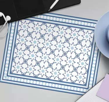 μπλε αστέρια μοτίβο πρωτότυπο mousepad - TenStickers