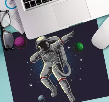 αυθεντικό mousepad σχεδίασης dab astronaut - TenStickers