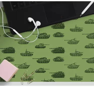 χαλάκι ποντικιού καζίνο σχέδιο στρατιωτικού οχήματος - TenStickers