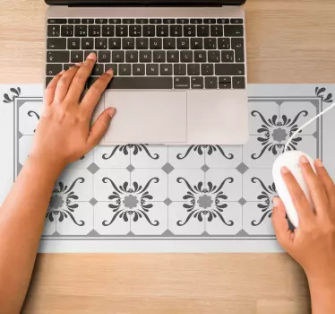 γκρι "soleil" πρωτότυπο mousepad - TenStickers