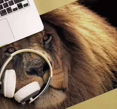 πρωτότυπο mousepad φωτογραφία λιοντάρι - TenStickers