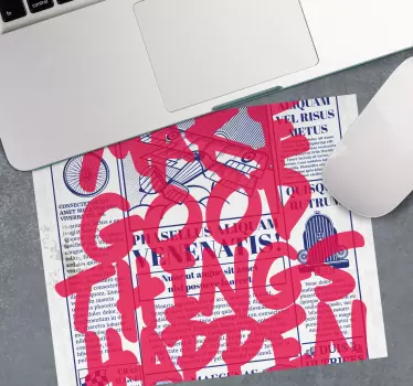 Ποντίκι με ρήσεις Μια Καλή Πράξη Συμβαίνει - TenStickers