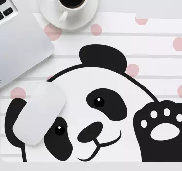 Panda κουνώντας αυθεντικό ποντίκι - TenStickers