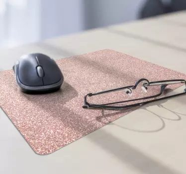 πρωτότυπο ποντίκι ροζ glitter - TenStickers