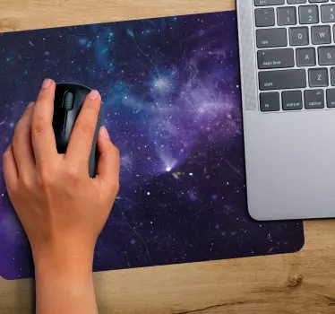 μοβ αστέρι ντους πρωτότυπο mousepad - TenStickers