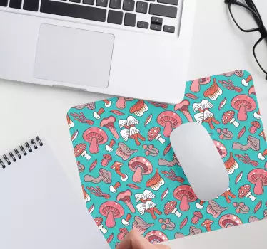 αρχικό mousepad με φόντο κόκκινο μανιτάρι - TenStickers