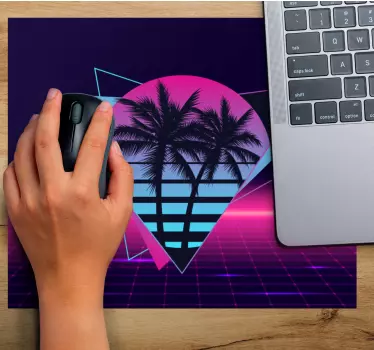 αυθεντικό mousepad σε στυλ φοίνικας vaporwave - TenStickers