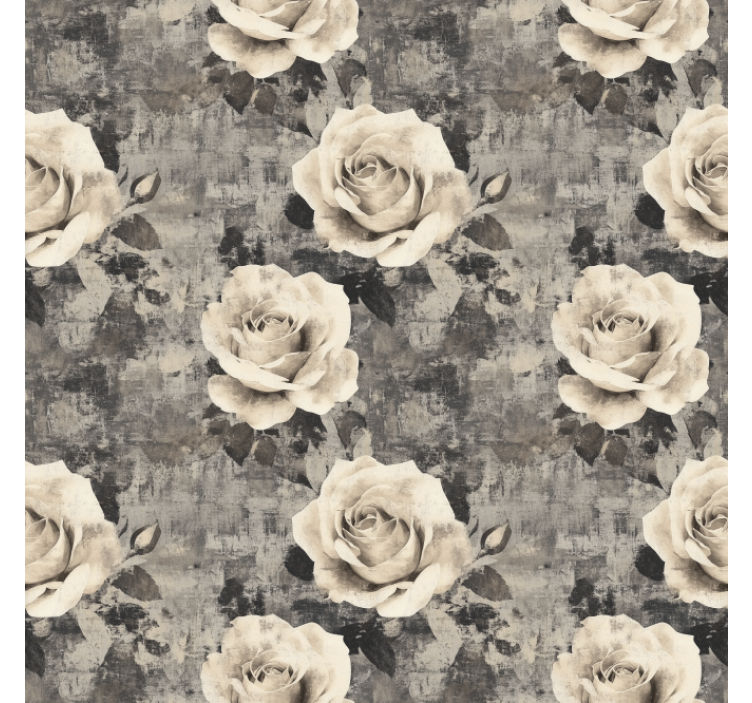 Pολό κουζίνας λουλούδια μαρμάρου - TenStickers