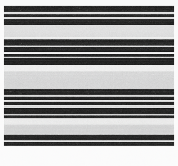 Pολό κατακόρυφης κουρτίνας για την τουαλέτα righe bianco nero - TenStickers