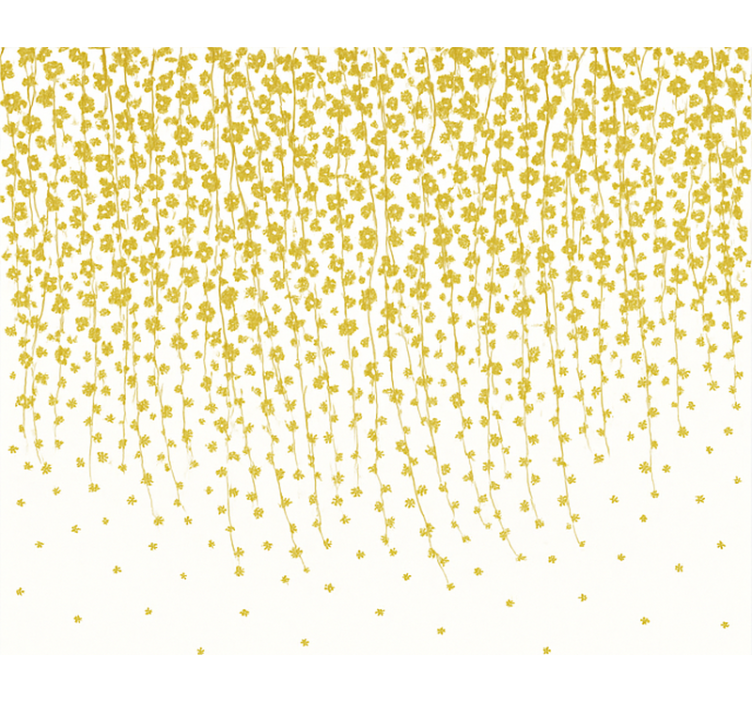 Pολό κατακόρυφης κουρτίνας για την τουαλέτα καταρράκτη λουλουδιών - TenStickers