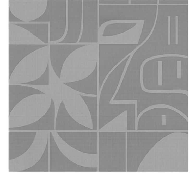 Γκρι ρολό κουρτίνας αφηρημένο μοντέρνο μοτίβο - TenStickers