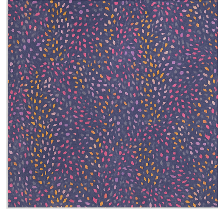 Pολό για την κύρια κρεβατοκάμαρα αφηρημένο λουλουδάτο μοτίβο - TenStickers