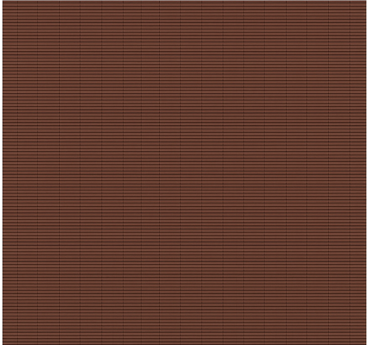 Pολό στην τραπεζαρία εφέ μπαμπού σε σοκολατί καφέ χρώμα - TenStickers