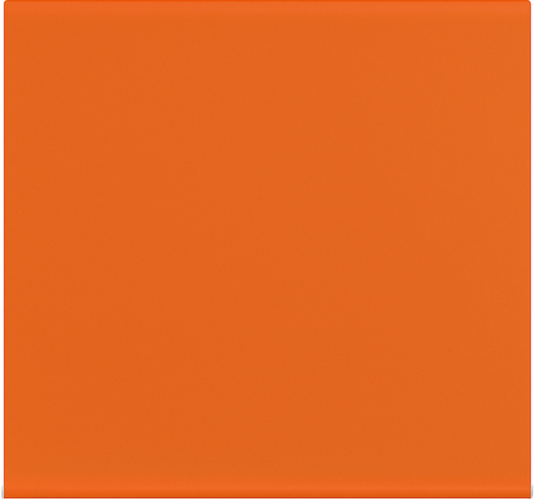 Pολό στην τραπεζαρία καμένο πορτοκαλί μονόχρωμο - TenStickers