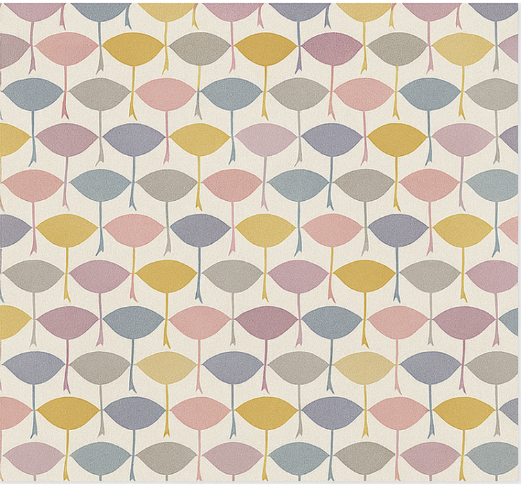 Pολό στόρι σκανδιναβικού στυλ με πολύχρωμα κολίβρια - TenStickers