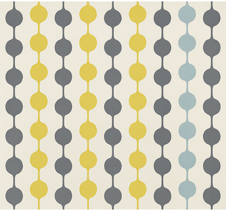 Ρολό στόρι σκανδιναβικού στυλ με κρεμαστά χρωματιστά κύκλους - TenStickers