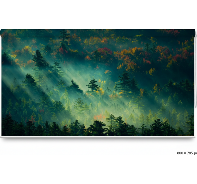 Ρολό στόρι με δέντρα Ο Μελαγχολικός Δρυμός - TenStickers