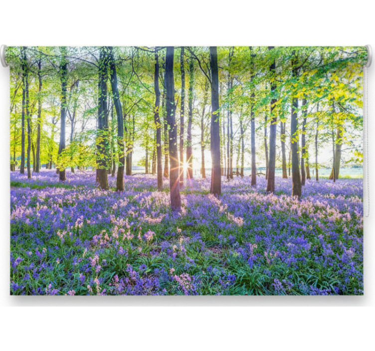 Ρολό στόρι με δέντρα Φυσική Έμπνευση στον Μοντερνισμό - TenStickers