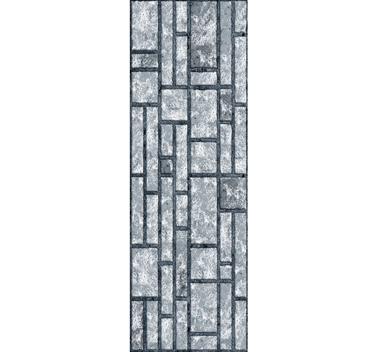 Ρολό τυφλό γραφείο στο σπίτι από γκρι σκυρόδεμα - TenStickers