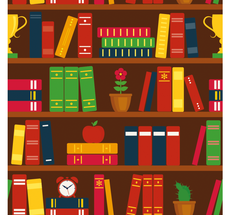 Πολό τυφλό γραφείο στο σπίτι βιβλιοθήκη στο σπίτι - TenStickers