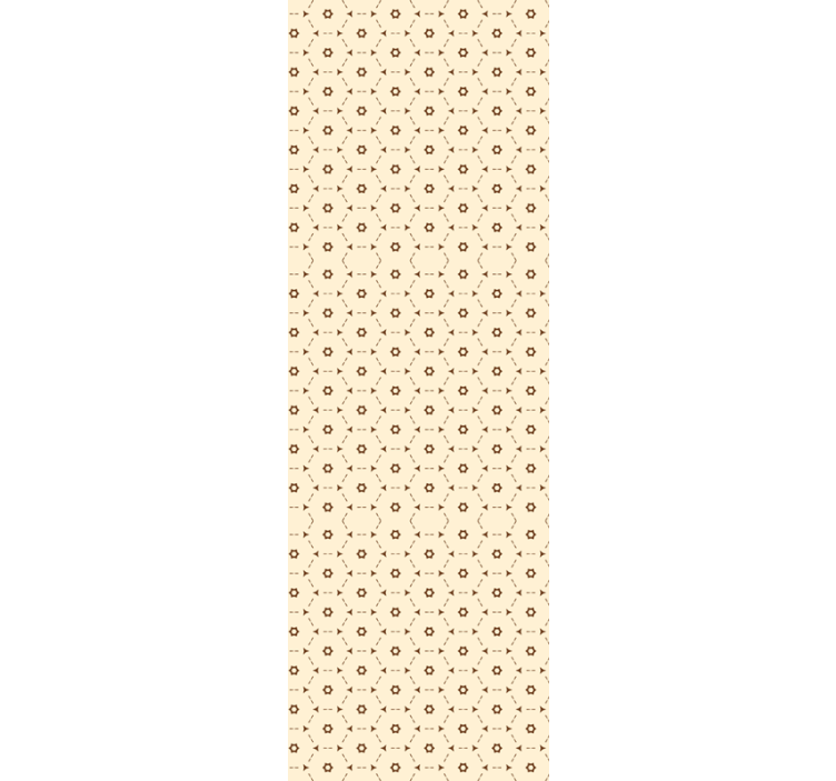 Πολό τυφλό γραφείο στο σπίτι με αφηρημένο εξαγωνικό σχέδιο - TenStickers