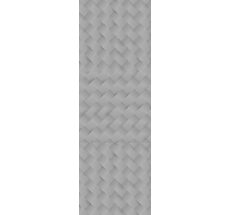 Πολό τυφλό γραφείο στο σπίτι με σχέδιο γκρίζων τετραγώνων - TenStickers