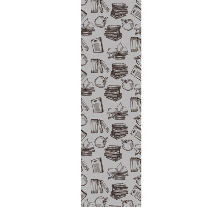 Ρολό τυφλό γραφείο στο σπίτι vintage μελέτης στοιχεία - TenStickers