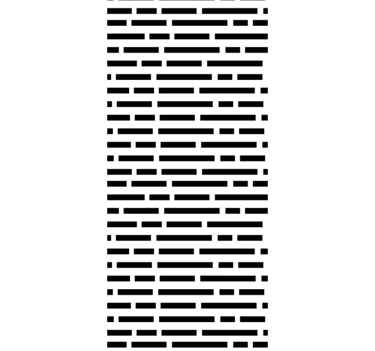 Ρολό κουζίνας σε στυλ Νορδικής με μαύρα και άσπρα ορθογώνια - TenStickers