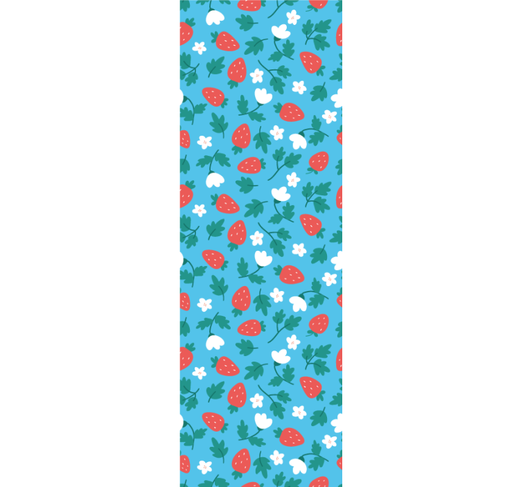 Ρολό κουζίνας με πολύχρωμα φρούτα και λουλούδια - TenStickers