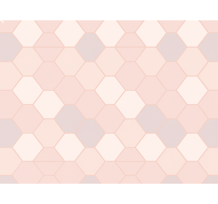 Ροζ ρολό κουρτίνας με σύγχρονες αφηρημένες ροζ μορφές - TenStickers